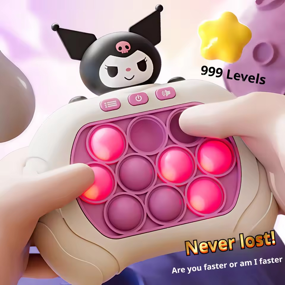 Electronics New Gadgets - เกมกดปุ่มคุโรมิ ซานริโอ แบบใหม่ ของเล่นป๊อปอัพฟิดเจ็ตบับเบิ้ลอิเล็กทรอนิกส์ ป๊อปอิทโปร น้ำหนักเบา