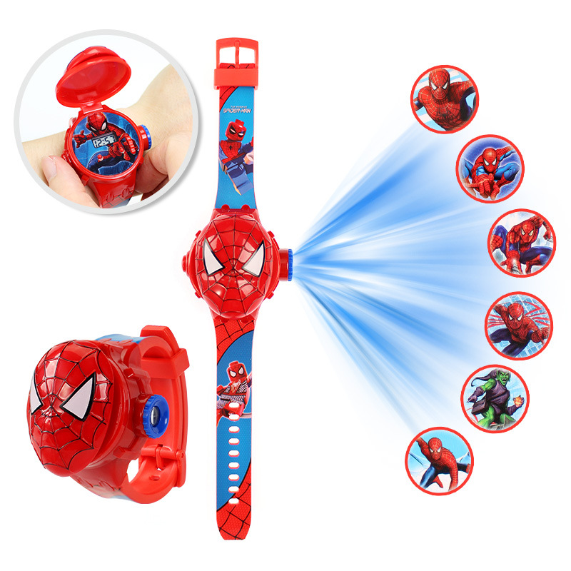 Elsa Gadget - นาฬิกาเด็กฉายภาพ 3 มิติ ลายสไปเดอร์แมน ปี 2026
