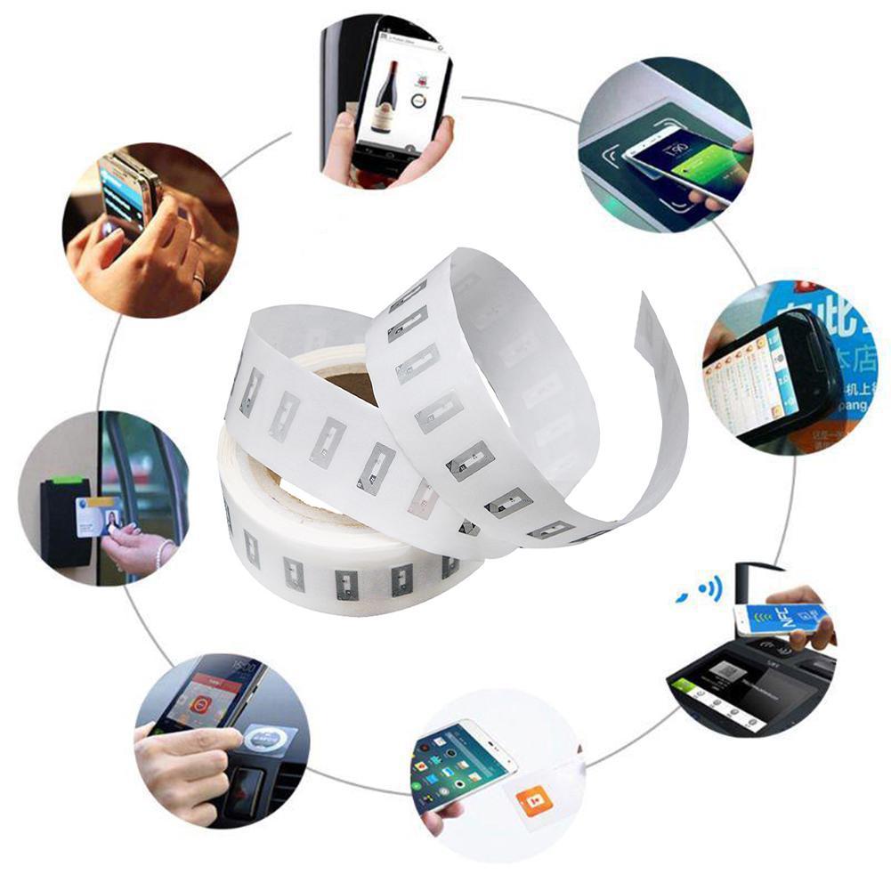 Nfc Tag Programmable - 10-100 ชิ้นแท็ก NFC สติกเกอร์ NTAG213 ชิปเปล่า