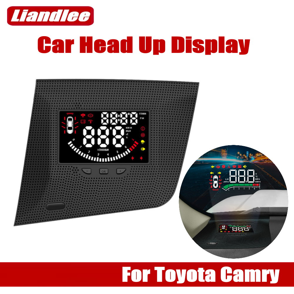 Electronics Gadgets For Car - จอแสดงผลบนกระจกหน้ารถยนต์ (HUD) สำหรับ Toyota Camry XV70