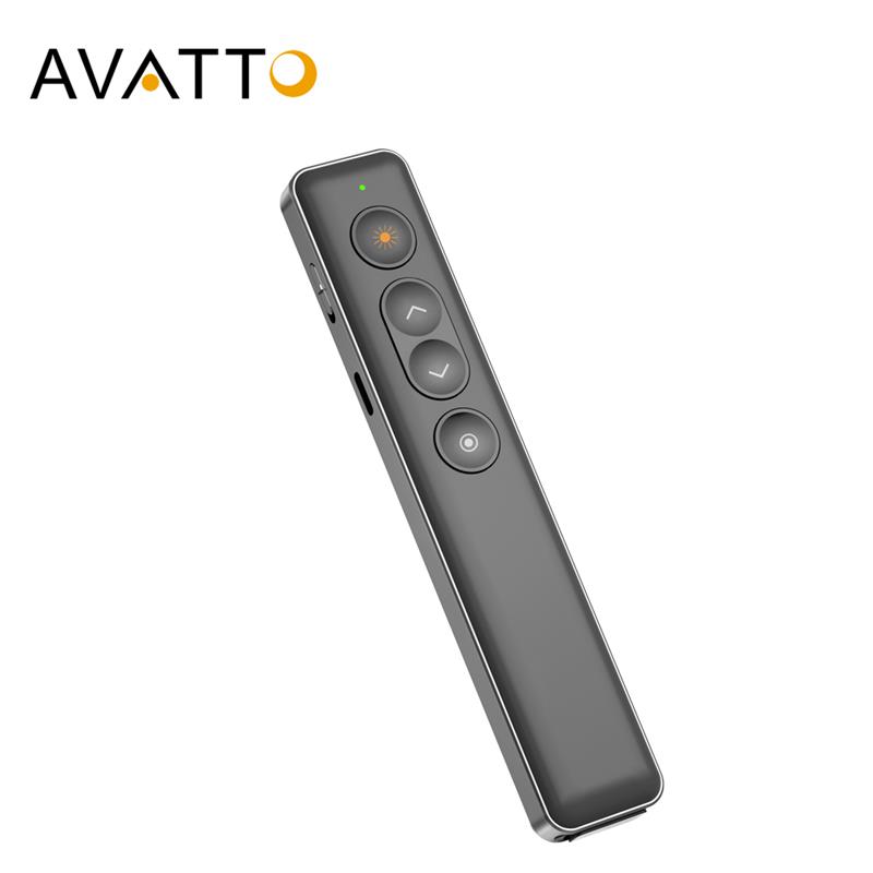 Laser Pointer Presenter - AVATTO Wireless Presenter พร้อมฟังก์ชั่น Air Mouse