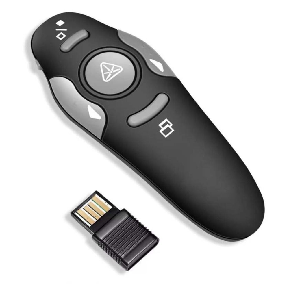 Laser Pointer Presenter - รีโมทควบคุมพาวเวอร์พอยต์แบบอินฟราเรด พร้อมปากกาเลเซอร์สำหรับนำเสนอ สำหรับการประชุม