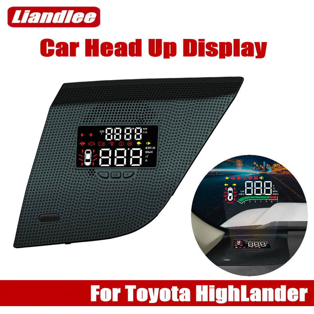 Electronics Gadgets For Car - จอแสดงผลบนกระจกรถยนต์ (HUD) สำหรับ Toyota Highlander 2015-2021