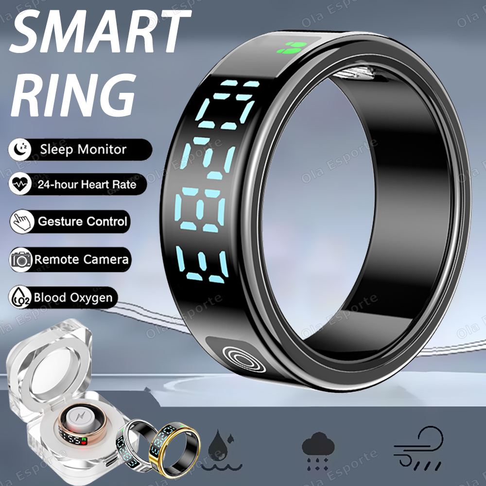 แหวนสมาร์ท SR08 พร้อมกล่องชาร์ - Smart Ring Health บทวิจารณ์และราคา