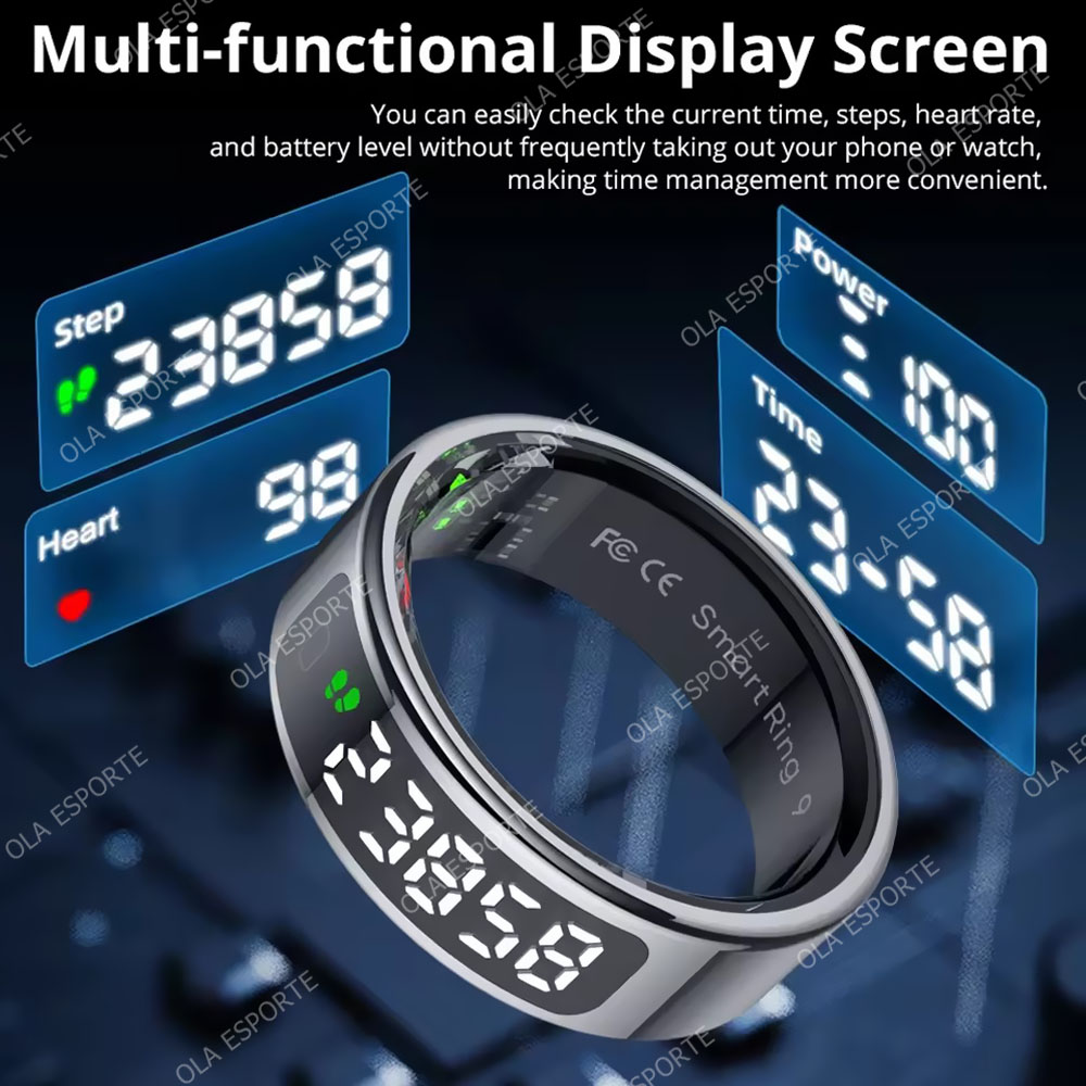 R13 แหวนสมาร์ทพร้อมหน้าจอแสดงผ - Smart Ring Health บทวิจารณ์และราคา