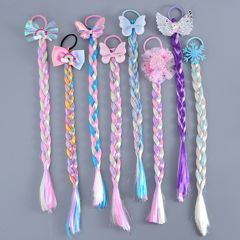 วิกผมเด็กผู้หญิงแบบถักเปียยาว  - Elsa Gadget บทวิจารณ์และราคา