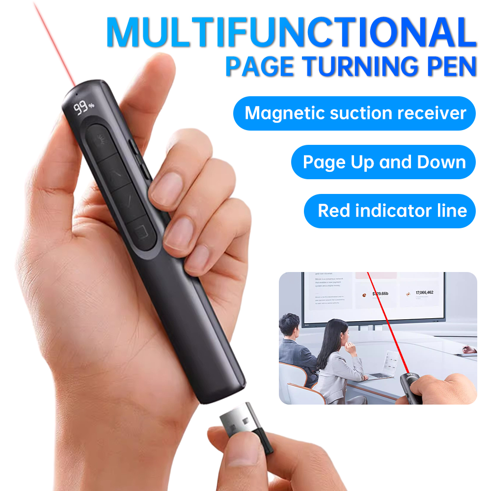 ตัวควบคุมการนำเสนอแบบไร้สาย ชา - Laser Pointer Presenter บทวิจารณ์และราคา