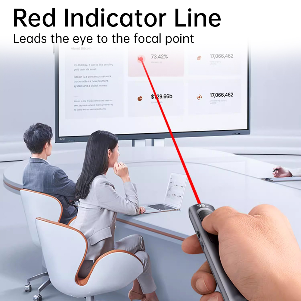 ตัวควบคุมการนำเสนอแบบไร้สาย ชา - Laser Pointer Presenter บทวิจารณ์และราคา