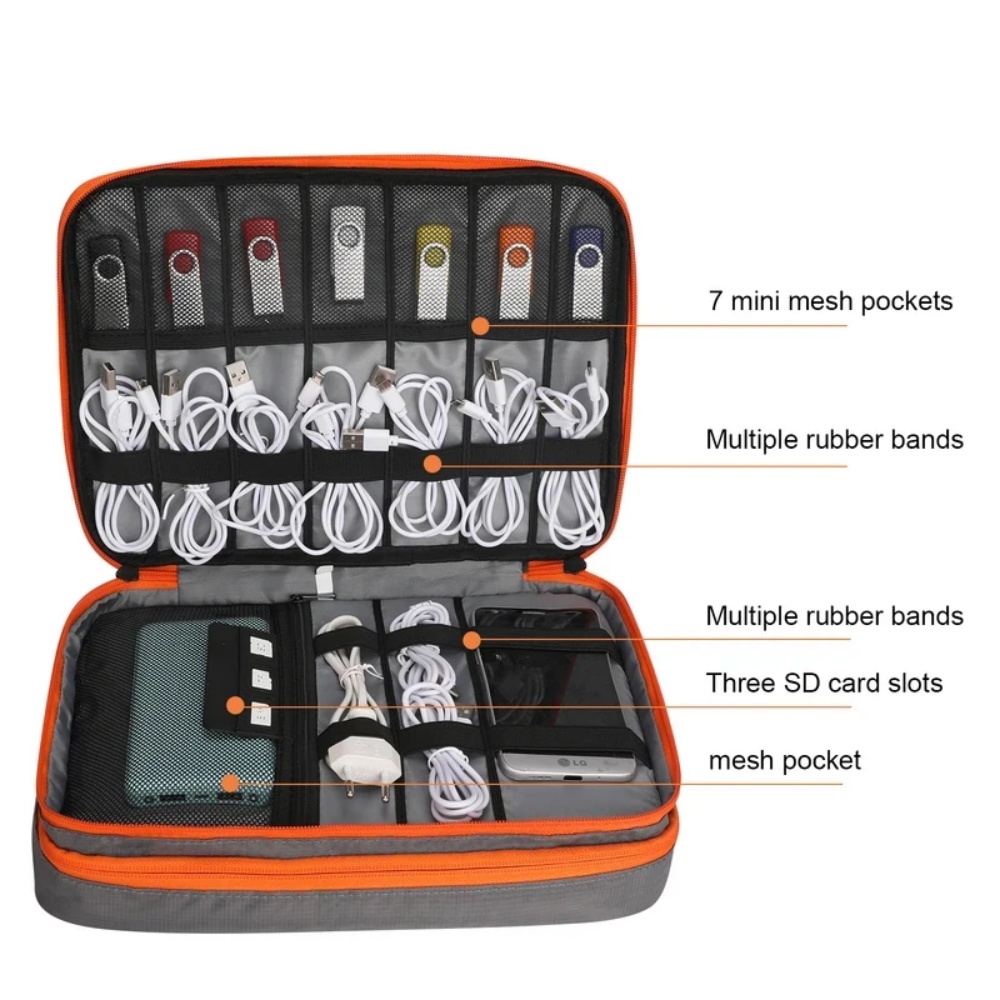 กระเป๋าจัดระเบียบอุปกรณ์อิเล็ก - Electronics And Gadgets With I บทวิจารณ์และราคา
