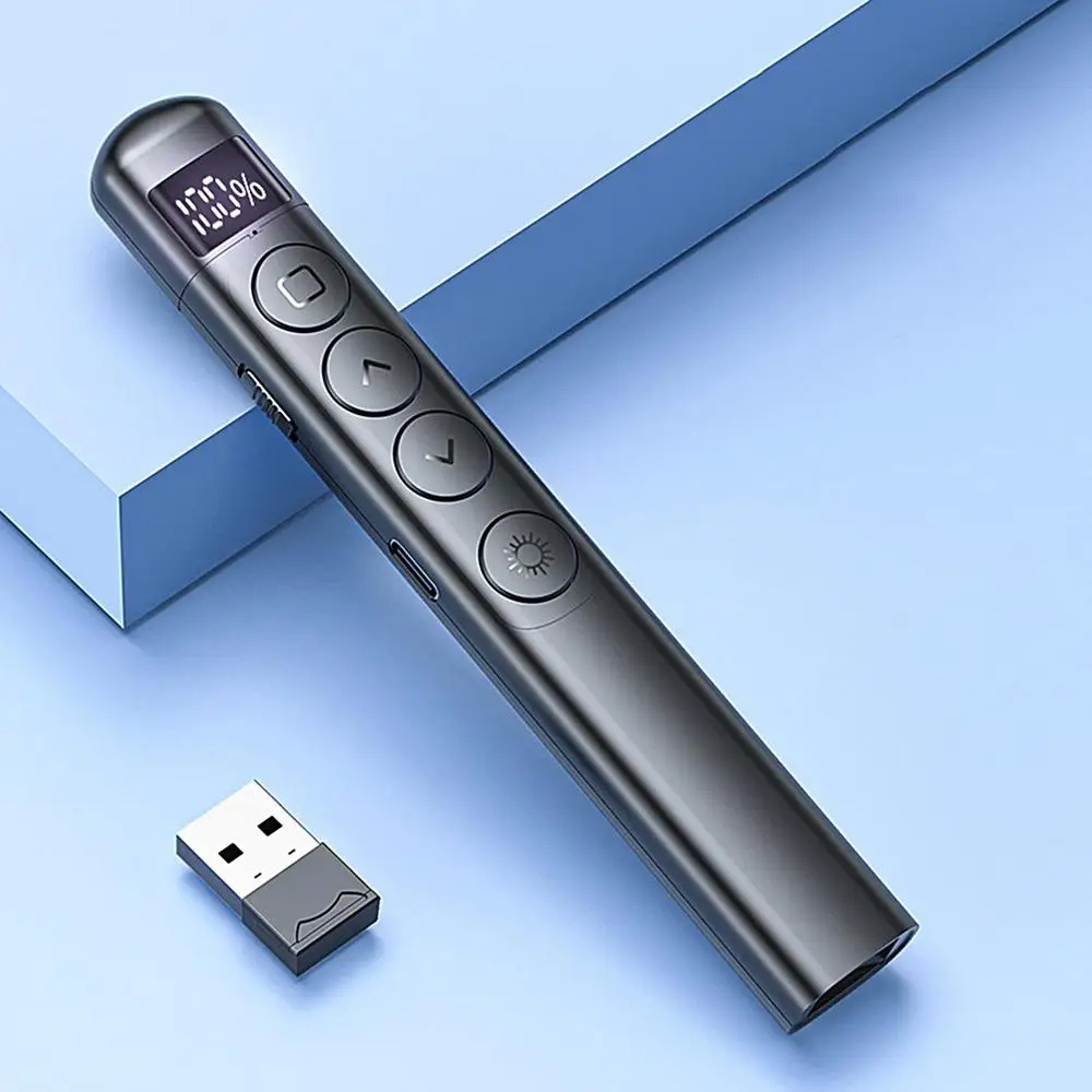 รีโมทพรีเซนเตอร์ไร้สายแบบปากกา - Laser Pointer Presenter บทวิจารณ์และราคา