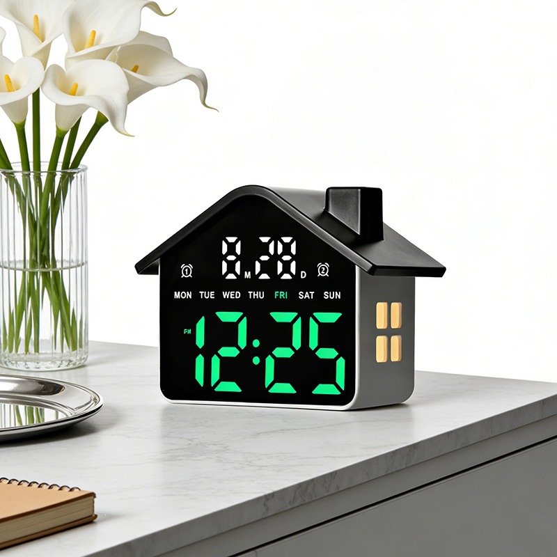 นาฬิกาปลุก LED รูปทรงบ้าน นาฬิ - Modern Electronics Gadgets บทวิจารณ์และราคา