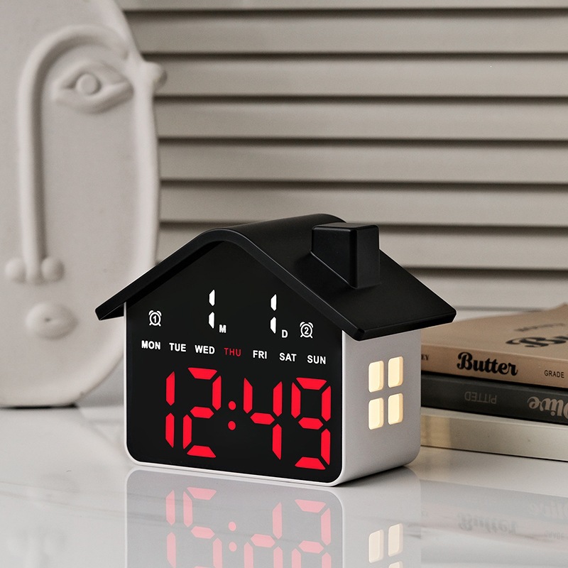 นาฬิกาปลุก LED รูปทรงบ้าน นาฬิ - Modern Electronics Gadgets บทวิจารณ์และราคา