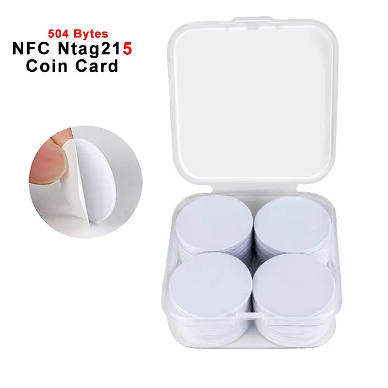 บัตร NFC แบบเหรียญ Ntag215 ควา - Nfc Tag Programmable บทวิจารณ์และราคา