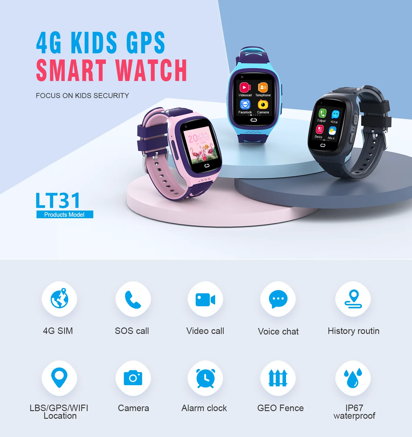 นาฬิกาสมาร์ทวอทช์เด็ก 4G พร้อม - Smart Watch Kids บทวิจารณ์และราคา
