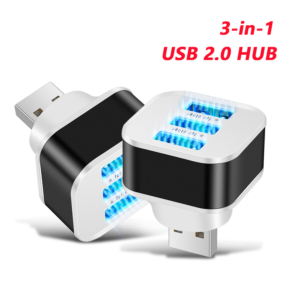 3 พอร์ตช่องเสียบ USB อะแดปเตอร - Electronics Gadgets For Car บทวิจารณ์และราคา