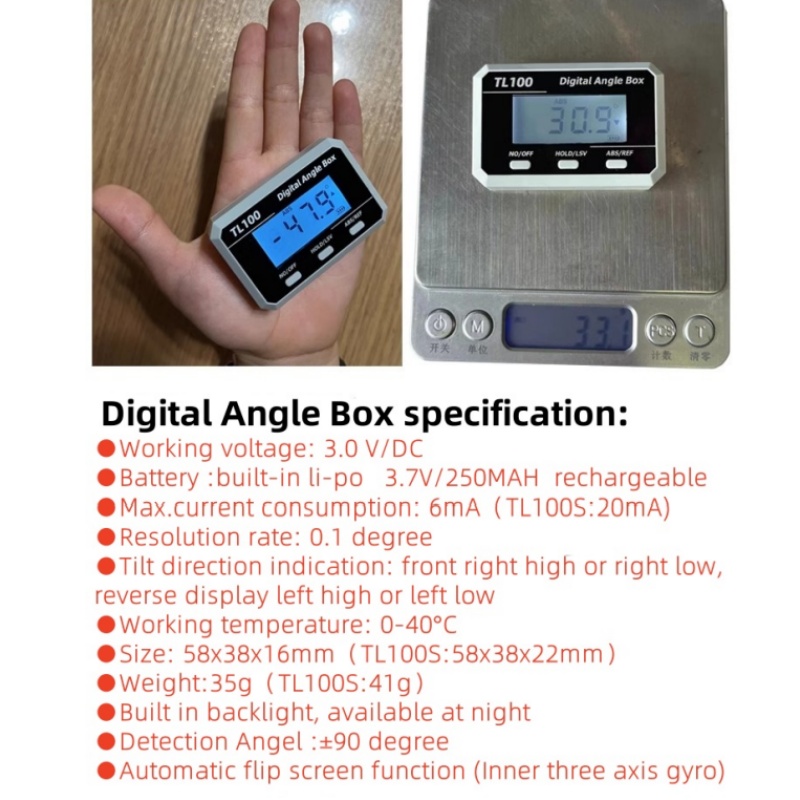 เครื่องวัดมุมในแนวนอนเครื่องวั - Electronics Gadgets For Car บทวิจารณ์และราคา