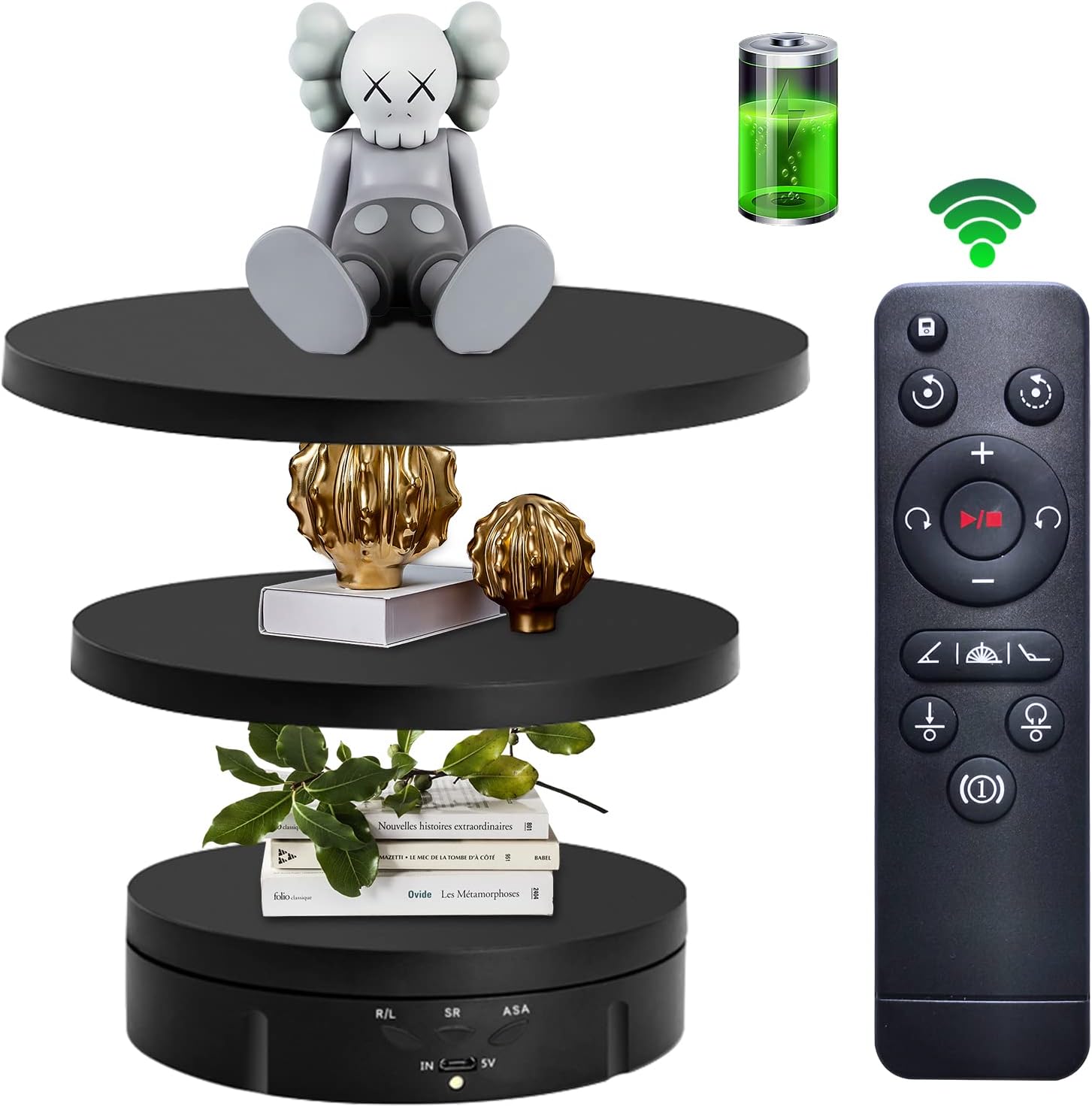 แท่นหมุนโชว์สินค้าแบบมอเตอร์ 3 - Modern Electronics Gadgets บทวิจารณ์และราคา