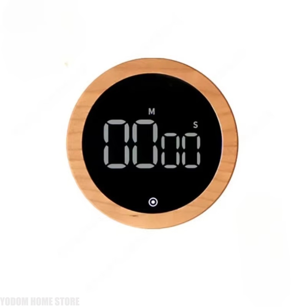 นาฬิกาจับเวลาแบบหมุนลายไม้ LED - Electronics And Gadgets With I บทวิจารณ์และราคา