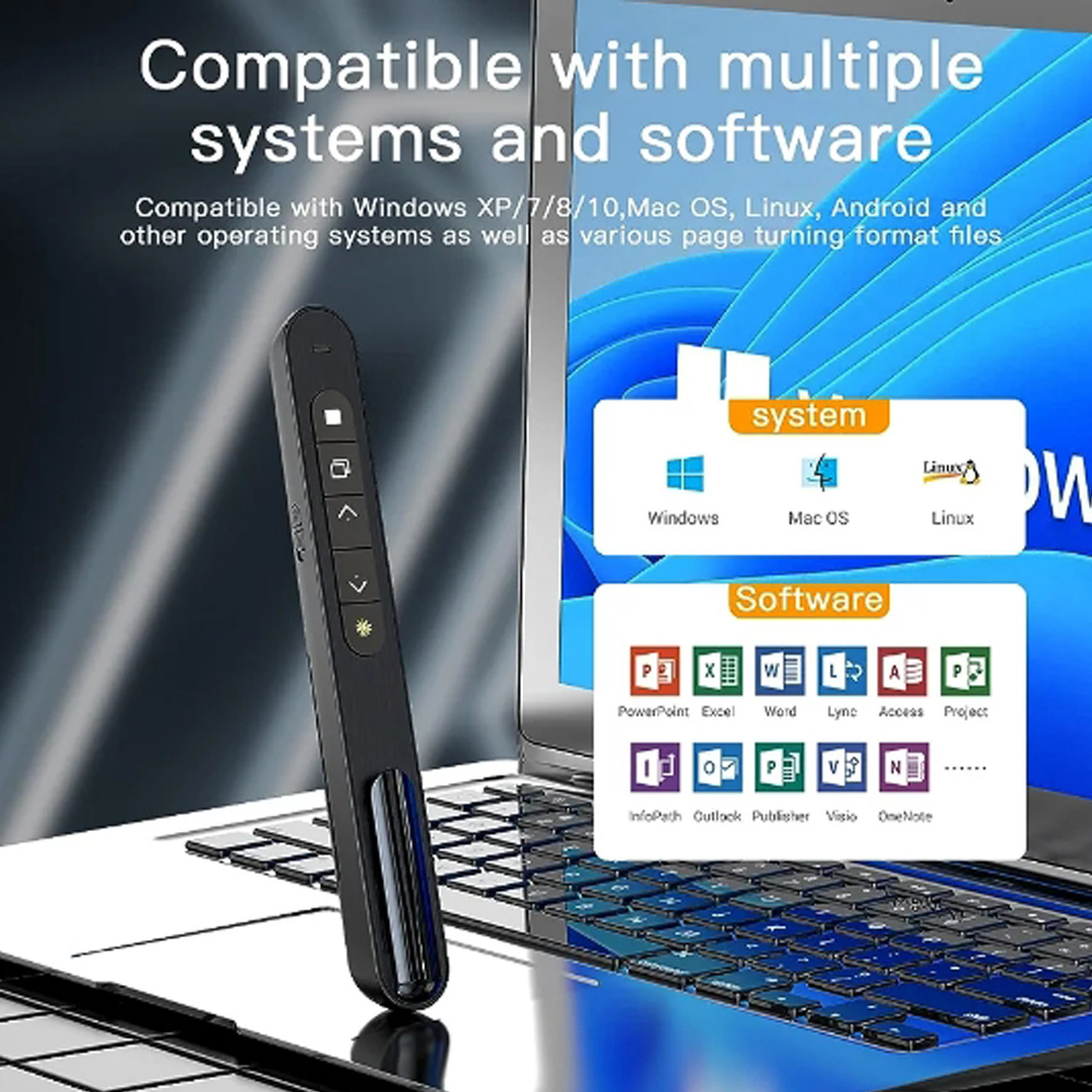 ปากกาควบคุมระยะไกลไวท์บอร์ดพร้ - Laser Pointer Presenter บทวิจารณ์และราคา