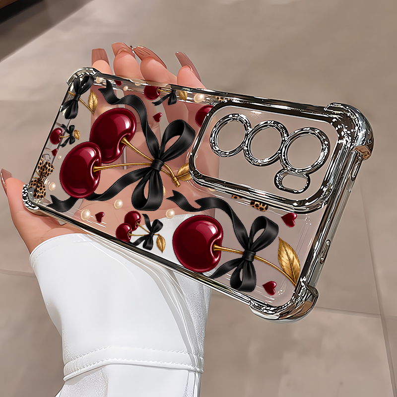 เคสลายเสือดาวสีแดงไวน์หรูหราสำ - Oppo Reno 12 บทวิจารณ์และราคา
