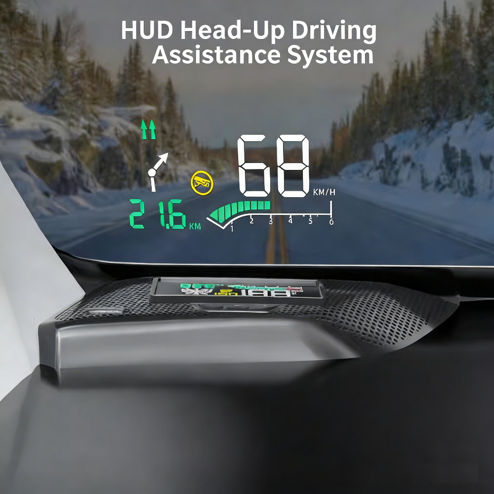 จอแสดงผลบนกระจกรถยนต์ (HUD) สำ - Electronics Gadgets For Car บทวิจารณ์และราคา