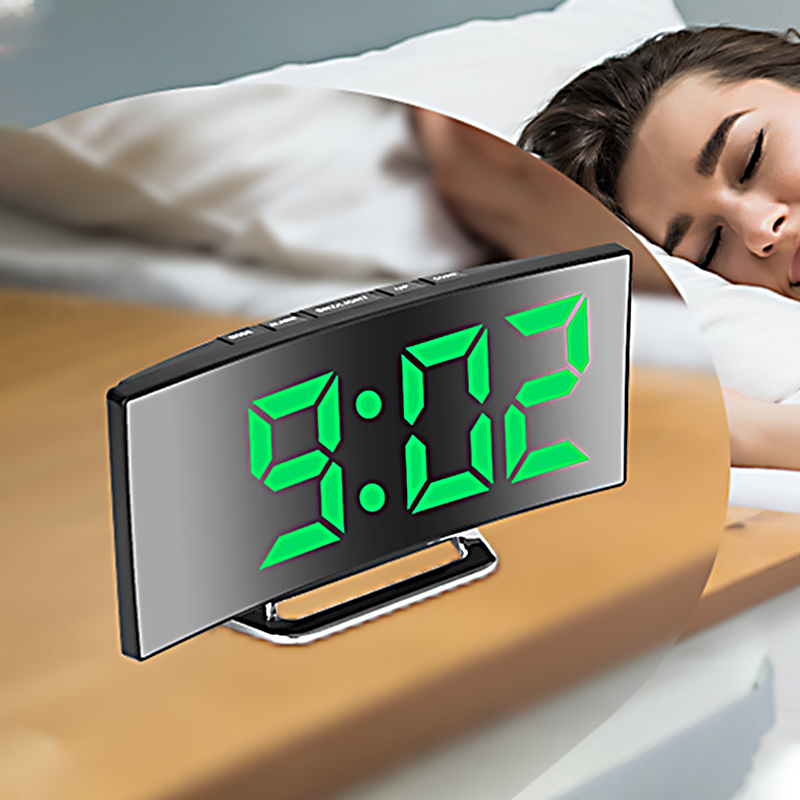 นาฬิกาปลุกดิจิตอล LED หน้าจอโค - Modern Electronics Gadgets บทวิจารณ์และราคา